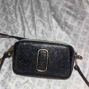 Marc Jacobs Glittery Black Crossbody Bag